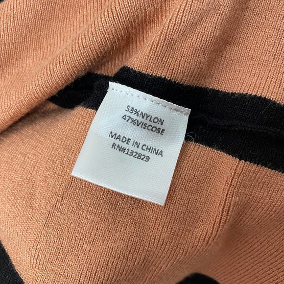 Lovers + Friends Revolve Cardigan XS/Small Striped Oversized Open Longline SS - Picture 10 of 10